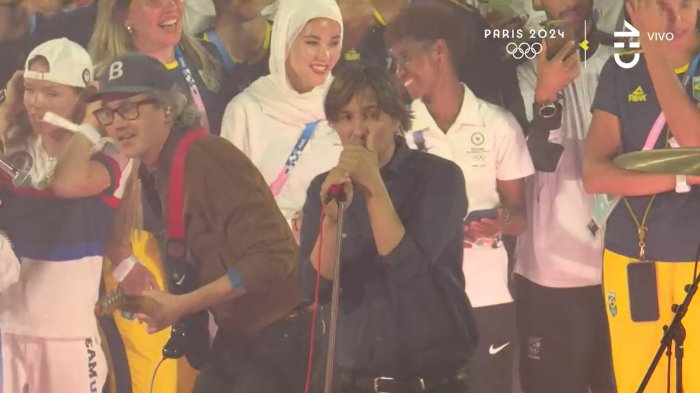 Phoenix y Air hicieron delirar al público y a los deportistas en la clausura de los Juegos Olímpicos