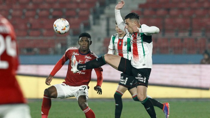 Una grosera falla en los últimos minutos privó a Palestino del triunfo ante el DIM en la Copa Sudamericana