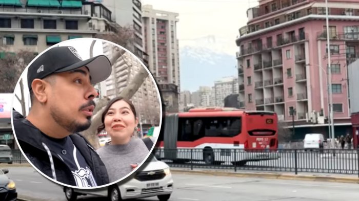 “Qué belleza, güey”: Mexicano en shock con común paisaje santiaguino