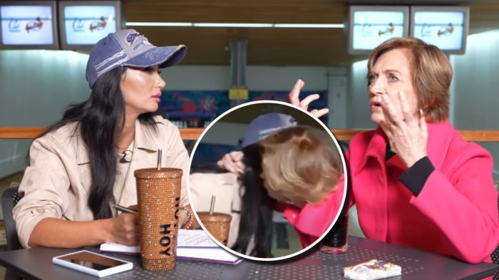 Pamela Díaz en shock tras consultarle a Evelyn Matthei si había besado a una mujer: “Mira...”