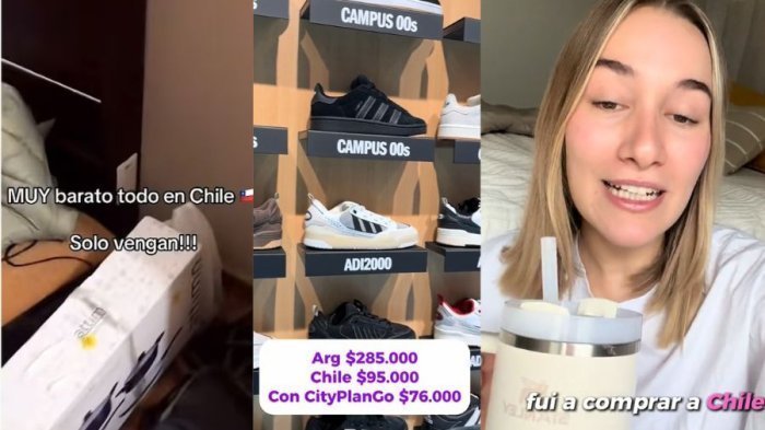 ¿Vuelve el furor de argentinos por Chile? Viralizan videos de TikTok por boom de compras