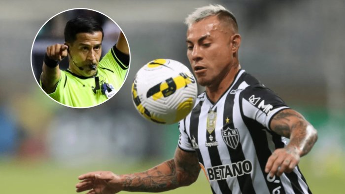 La grave acusación contra Eduardo Vargas y árbitro chileno: “Capaz que van a comer juntos”