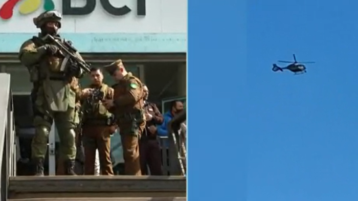 Guardia lo enfrentó: Asaltante solitario intentó robar sucursal bancaria de Renca