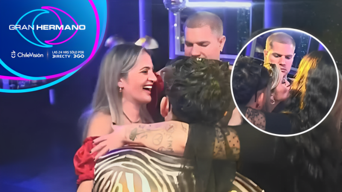 ¡No lo vimos venir! Linda le dio piquitos a dos compañeras de Gran Hermano