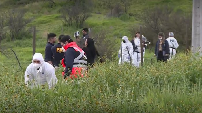 Con un aparente impacto balístico: Encuentran osamentas en camino rural de Colina