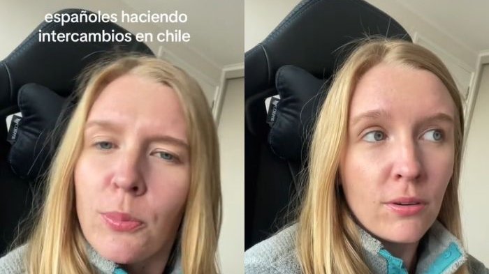 “Es obvio”: Tiktoker “gringa” reveló por qué Chile es el destino de moda para jóvenes de España