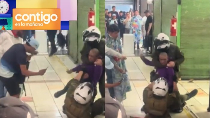 Quedó en libertad: Sujeto agredió a carabinero tras negarse a ser fiscalizado en Persa Biobío