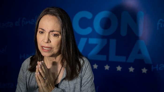 Machado alerta sobre “grave amenaza” contra asilados en residencia de Argentina en Caracas