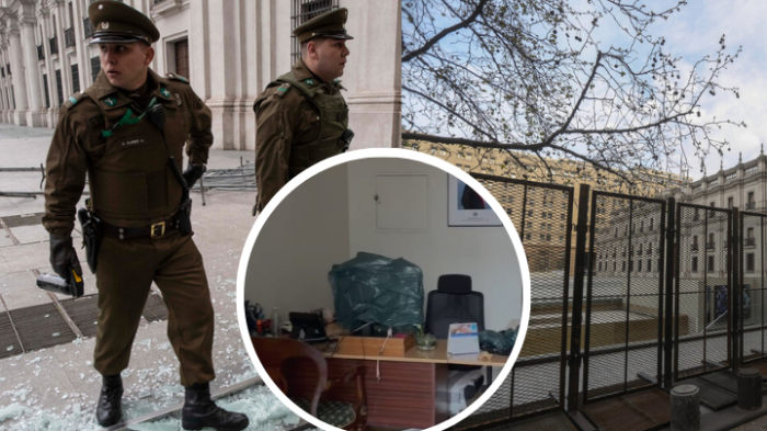 Con mangueras desplegadas: Así se preparó La Moneda para el paso de la Romería tras destrozos del 2023