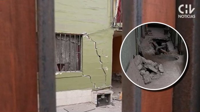 Familias denuncian que sus viviendas fueron construidas sobre socavones en la región de Tarapacá