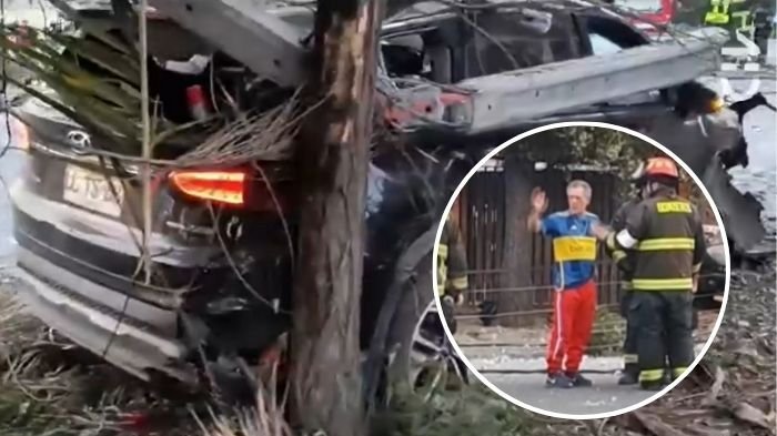 Con pérdida total: Papá de Gary Medel sufrió duro accidente en auto en Conchalí