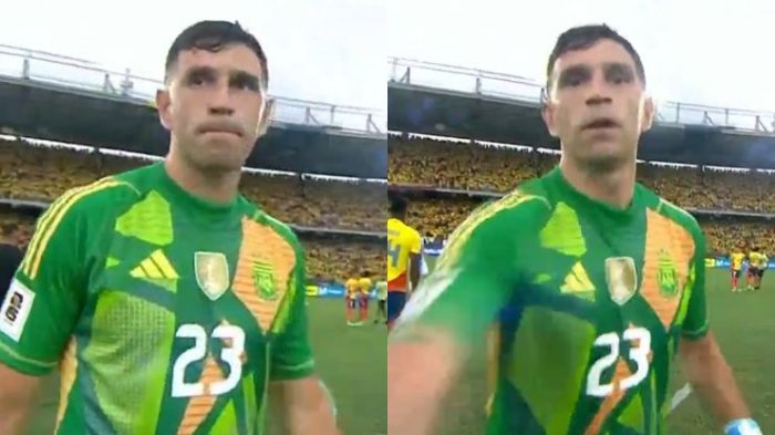 Dibu Martínez muestra su peor cara y golpea a camarógrafo tras derrota de Argentina ante Colombia