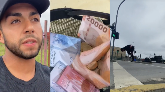 Artista callejero se hizo viral al revelar la impresionante cifra que gana trabajando una hora en un semáforo