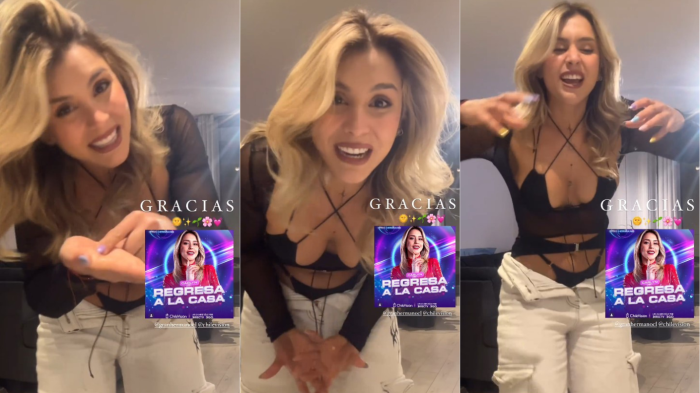 La desatada celebración de Carlyn al ganar repechaje digital de GH: “Espero dar un espectáculo”