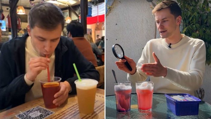 “¡Ya no puedo tomar más!”: Youtuber ruso “cambió el vodka” por terremotos en La Piojera y esta fue su reacción