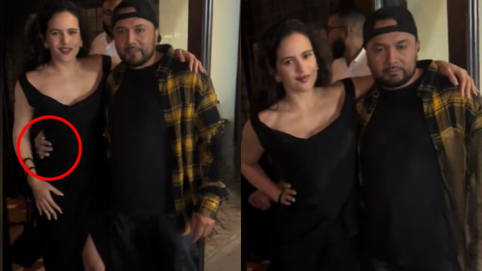 Lo tuvo que parar: Rosalía vivió incómodo momento con hombre al sacarse foto