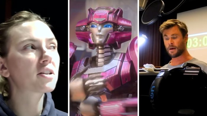 De Scarlett Johansson a Chris Hemsworth: Las voces estelares detrás de Transformers One