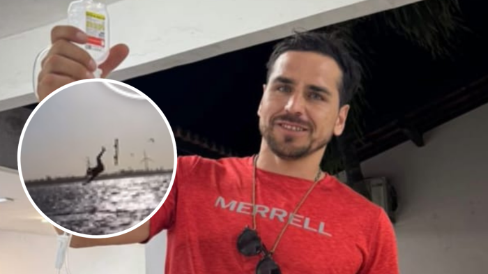 Pangal Andrade sufrió peligrosa caída durante vacaciones en Brasil: Debió ir a una clínica