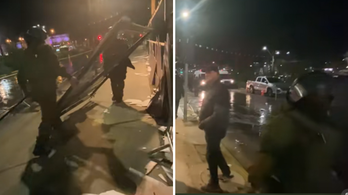 “Rompieron todo”: Graban desde adentro cómo quedó fonda en Lo Barnechea tras disturbios