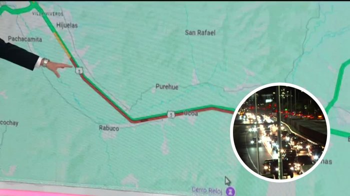 Fiestas Patrias XL: Revisa los puntos de congestión vehicular en la Ruta 68