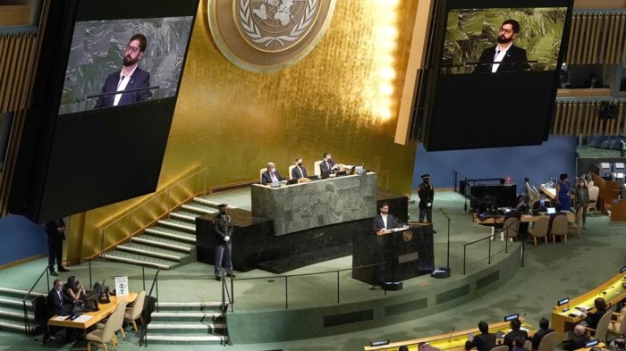 Presidente Boric habló en Asamblea General de la ONU con marcado énfasis en democracia y derechos humanos