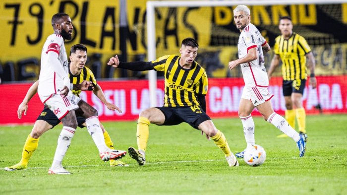 ¡Busca la sexta! Peñarol dio el golpe y avanzó a semifinales de la Libertadores tras eliminar a Flamengo