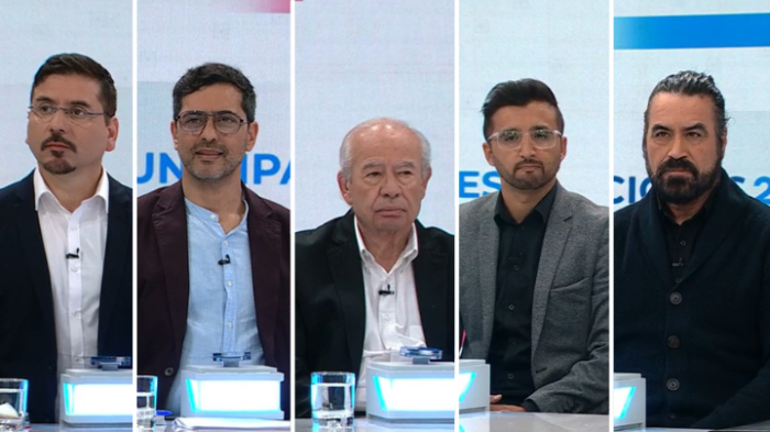 Todos hombres: Candidatos a alcaldía de Recoleta tuvieron tenso debate a un mes de las elecciones