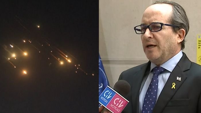 Embajador de Israel en Chile condenó ataque de Irán: “Son los nazis del siglo 21”