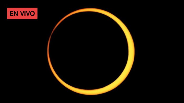 Eclipse solar anular en Chile: Sigue acá la transmisión EN VIVO y ONLINE