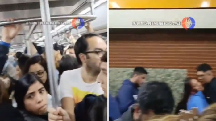 “Estamos todos asustados”: Lo que se sabe sobre la evacuación en línea 2 del Metro de Santiago