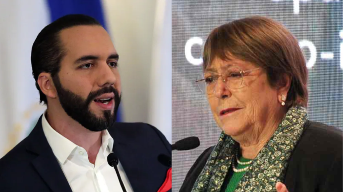 Nayib Bukele criticó a Michelle Bachelet luego de acusar violaciones de DD.HH en el Salvador