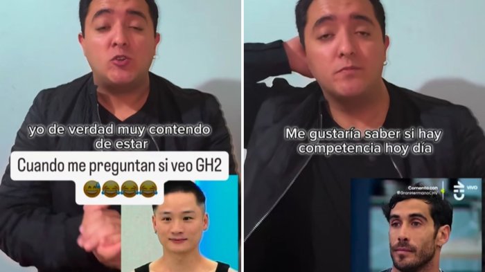 ¡Sacó aplausos! Felipe Parra se hizo viral con atrevida imitación de los jugadores de Gran Hermano