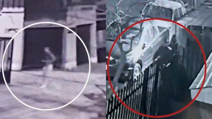 Violento turbazo en casa: Video muestra a delincuentes acechando en PAC