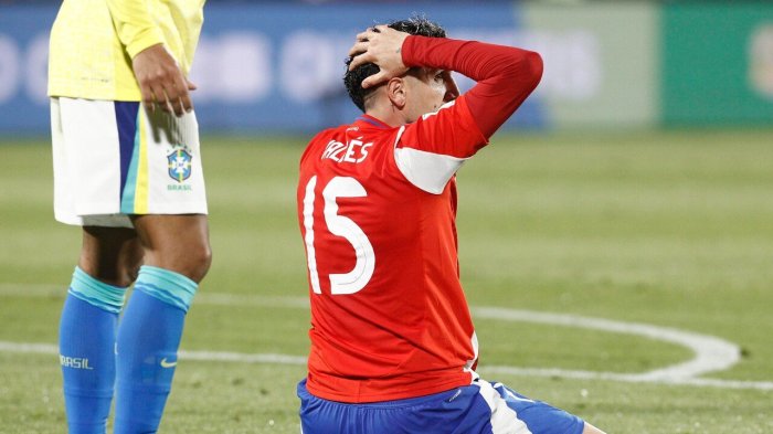 Tabla de posiciones Eliminatorias: Chile cierra primera rueda lejos del Mundial tras caer ante Brasil