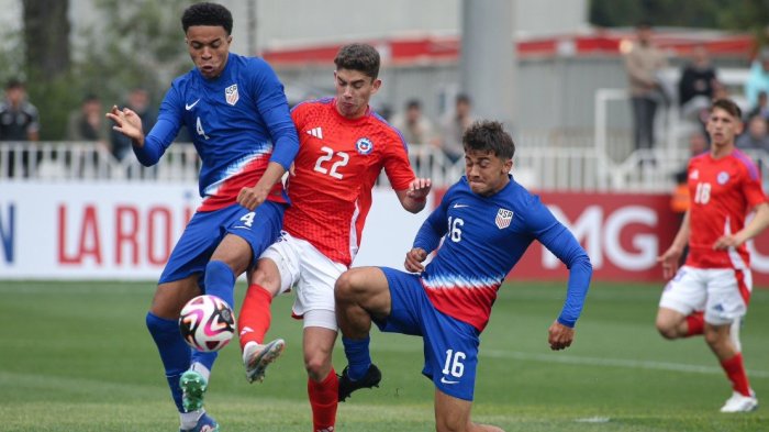¡A seguir preparándose! Chile Sub 20 no pudo ante EEUU y cayó 0-3 en Quilín