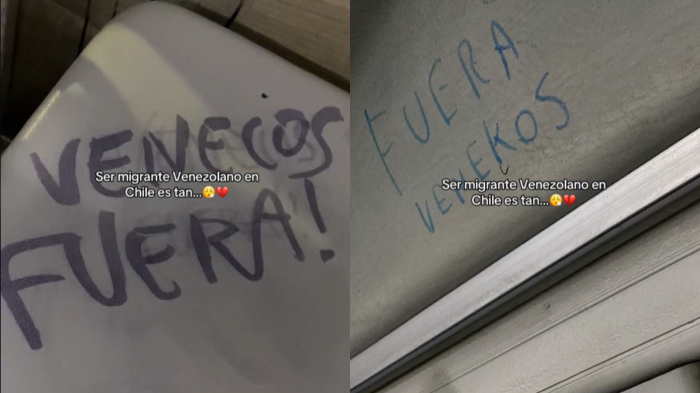 Residente venezolano se vuelve viral al mostrar ofensas contra compatriotas en Chile