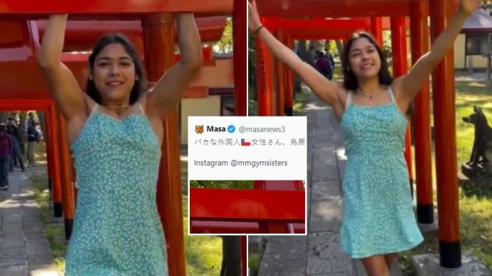Indignación en Japón: Quién es Marimar Pérez, la influencer chilena que utilizó sagrado símbolo para un TikTok