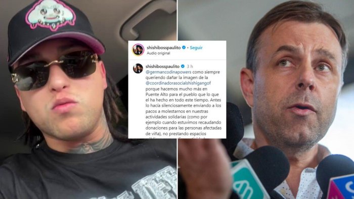 “Lávese el hocico”: Pablo Chill-E vive tenso round con Codina tras acusación de recibir “financiamiento de Jadue”