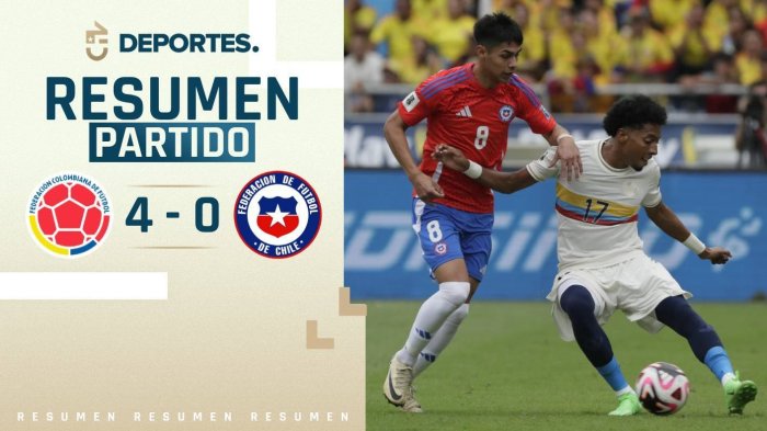 Colombia vs Chile | Goles, resumen y compacto