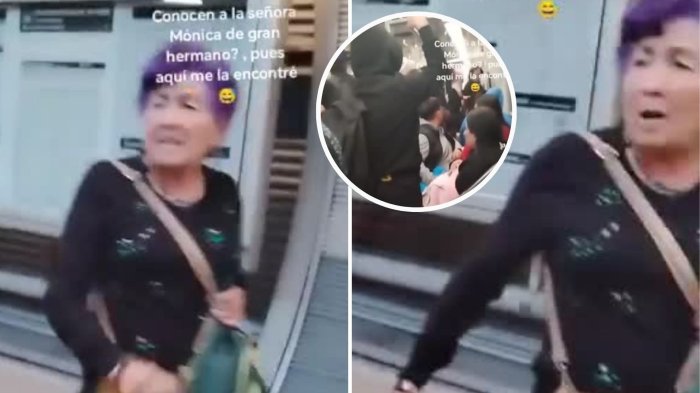 Señora Mónica protagonizó tensa pelea en Metro y se hizo viral