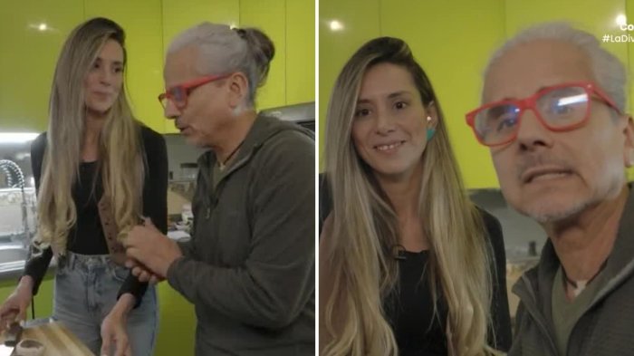 “Cargo con el peso de ella”: Pablo Herrera presentó a su pareja en La Divina Comida
