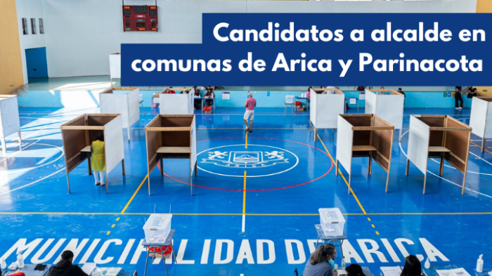 Elecciones 2024: Candidatos a alcalde de las comunas de Arica y Parinacota