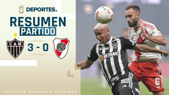 Atlético Mineiro vs River | Goles, resumen y compacto