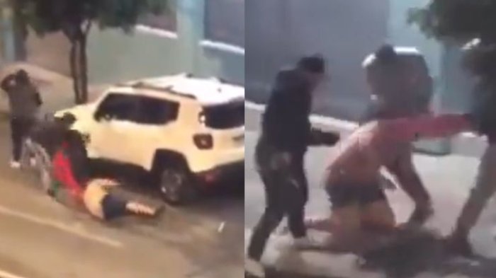 Golpes y robos: Hinchas de Atlético Mineiro atacan a los de River previo a semifinal de Libertadores