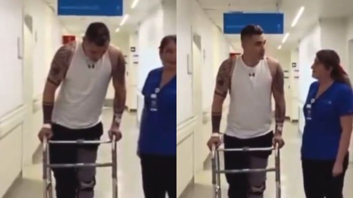 A casi dos meses del accidente: Cristóbal Campos pública nuevo video de su rehabilitación