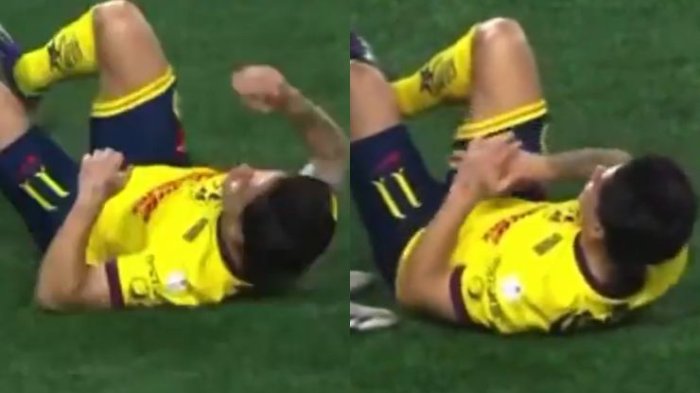 Ni siquiera fue sancionada: El momento en que Víctor Dávila sufre grave lesión en México