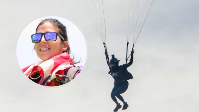 Informan trágica muerte de destacada deportista chilena en Brasil: Se rompió su paracaídas en el último salto