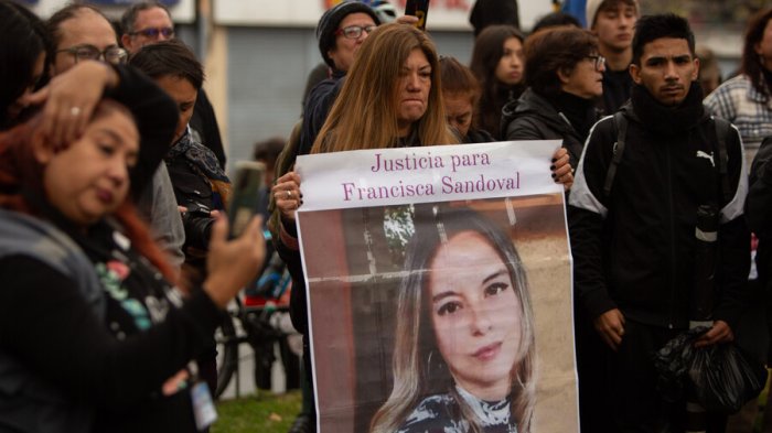 Tribunal decretó 24 años de prisión para el asesino de Francisca Sandoval