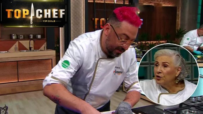 “¿Qué estai haciendo, ahue...”: Teresita Reyes subió y bajo a Alex Ortiz por error en la cocina