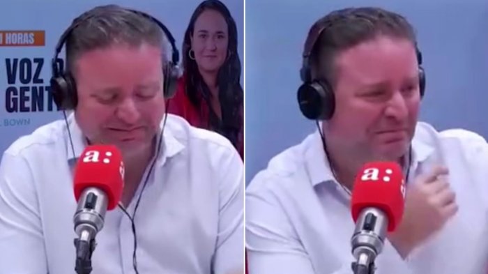 Christian Pino rompió en llanto al abordar en vivo la derrota de Karla Rubilar: “Disculpen, fue duro”